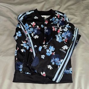 Girls Adidas track suit